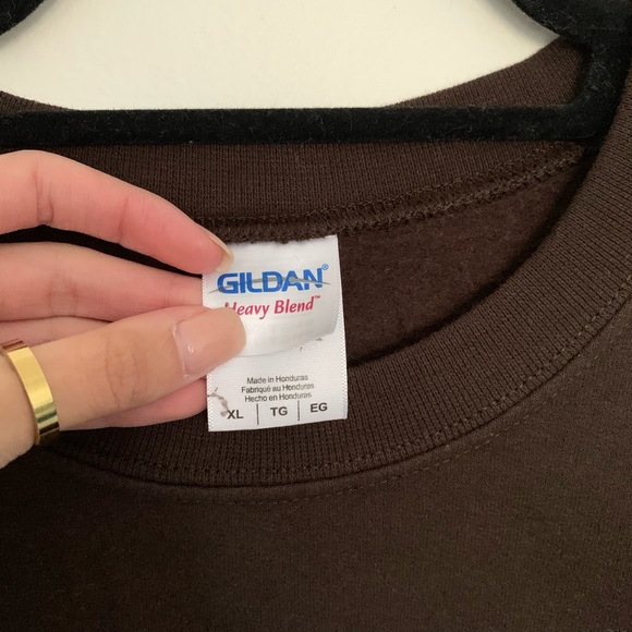 Seattle Washington Brown Crew Neck Sweatshirt - Picture 4 of 5